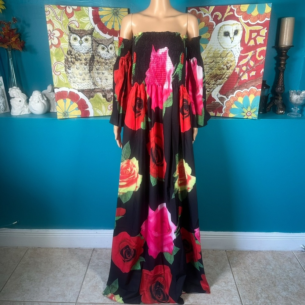 Miss Ord Floral Maxi Dress Small‎ - Picture 4 of 11